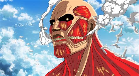 armin colossal titan|how did armin become a titan.